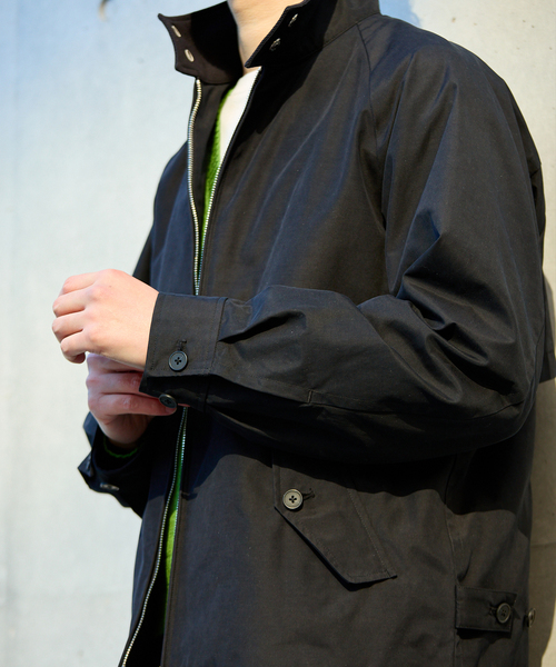 EDIFICE（エディフィス）の「ピーチ ウェザー ハリントン ジャケット（その他アウター・メンズ・ブラック/ベージュ・SMALL/MEDIUM/LARGE）」の11枚目の写真