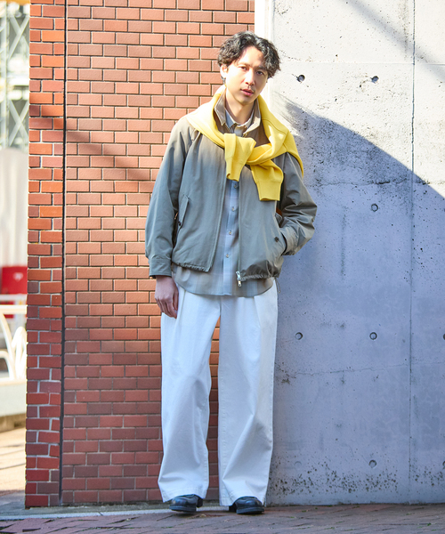 EDIFICE（エディフィス）の「ピーチ ウェザー ハリントン ジャケット（その他アウター・メンズ・ブラック/ベージュ・SMALL/MEDIUM/LARGE）」の12枚目の写真