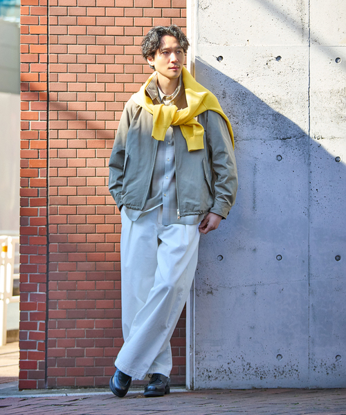 EDIFICE（エディフィス）の「ピーチ ウェザー ハリントン ジャケット（その他アウター・メンズ・ブラック/ベージュ・SMALL/MEDIUM/LARGE）」の13枚目の写真