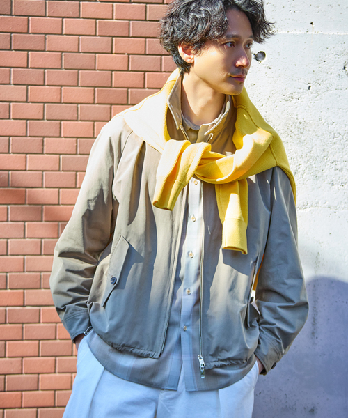 EDIFICE（エディフィス）の「ピーチ ウェザー ハリントン ジャケット（その他アウター・メンズ・ブラック/ベージュ・SMALL/MEDIUM/LARGE）」の14枚目の写真