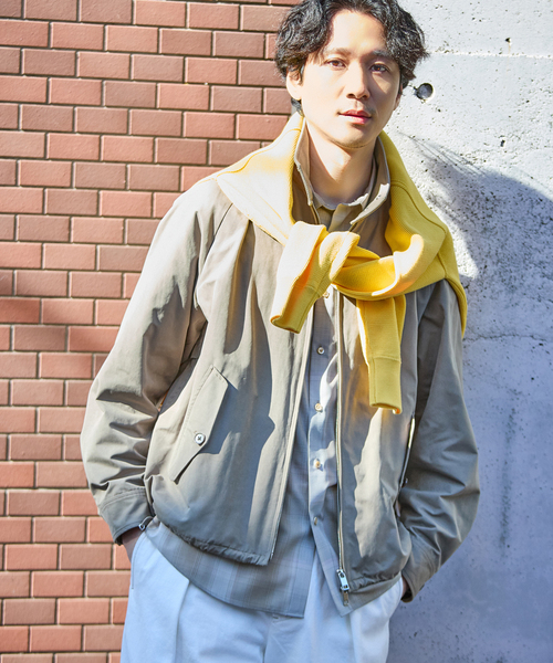 EDIFICE（エディフィス）の「ピーチ ウェザー ハリントン ジャケット（その他アウター・メンズ・ブラック/ベージュ・SMALL/MEDIUM/LARGE）」の15枚目の写真