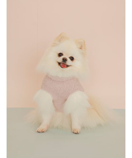 gelato pique（ジェラートピケ）の「【CAT&DOG】ポメラニアジャガードプルーバー（リード/ハーネス/首輪・レディース・ブルー/ピンク・S/M）」の9枚目の写真
