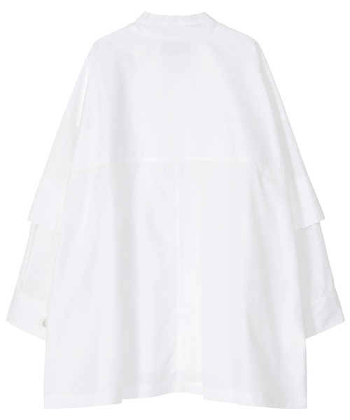 ZUCCa（ズッカ）の「HIGH COUNT BROAD 2 / シャツ（シャツ/ブラウス・レディース・ブラック/ホワイト・M size）」の3枚目の写真