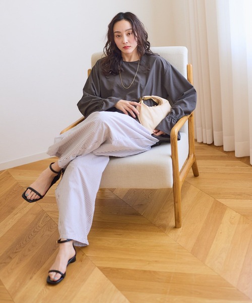 Elura(エルーラ)の「スクエアートゥ華奢サンダル/646445(サンダル・レディース・ブラック/ブラウン・SMALL/MEDIUM/LARGE)」の10枚目の写真