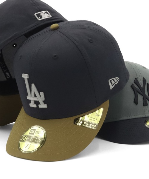ニューエラキャップ PRE-CURVED59FIFTY ツートーンMLBリップストップ