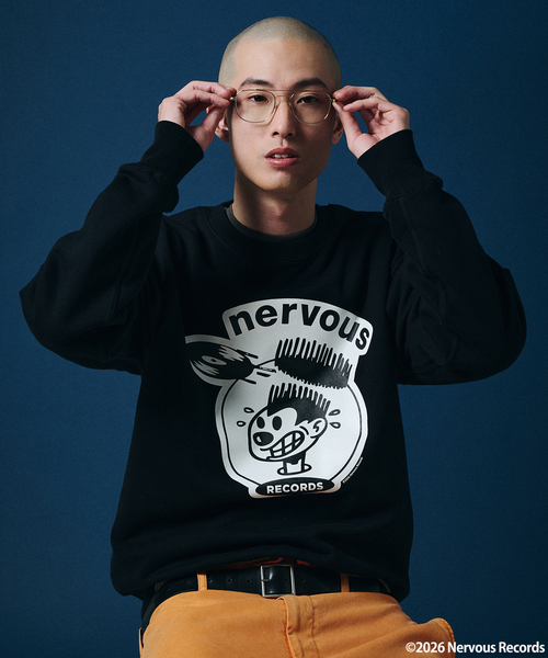 JOURNAL STANDARD（ジャーナルスタンダード）の「Nervous Records / ナーヴァス・レコーズ × JOURNAL STANDARD スウェット（スウェット・メンズ・ブラック・MEDIUM/LARGE/X-LARGE）」の6枚目の写真