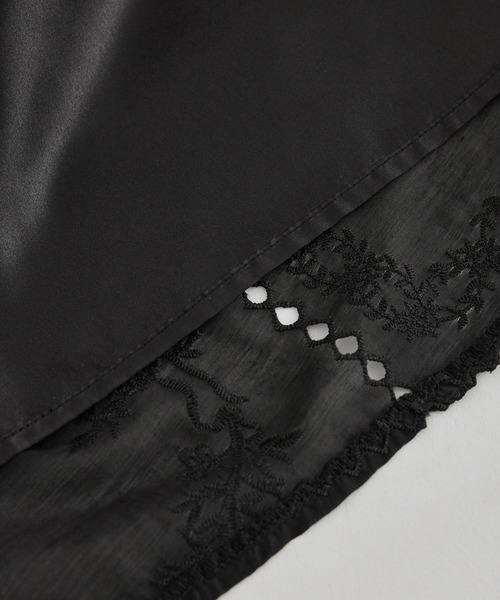 ROPE' PICNIC(ロペピクニック)の「刺繍レースフレアスカート(スカート・レディース・ホワイト/ブラック・FREE)」の3枚目の写真