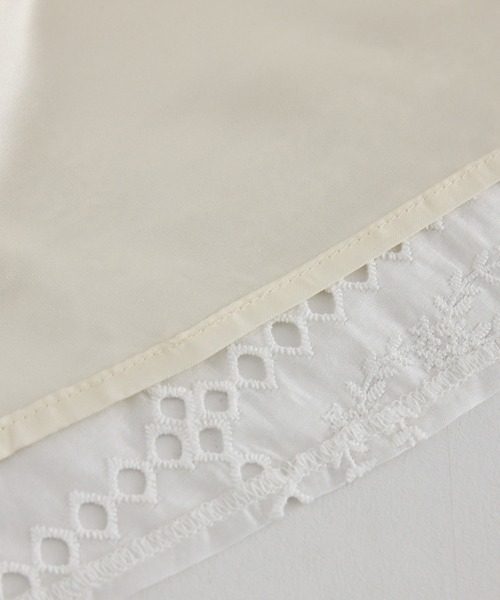 ROPE' PICNIC(ロペピクニック)の「刺繍レースフレアスカート(スカート・レディース・ホワイト/ブラック・FREE)」の5枚目の写真