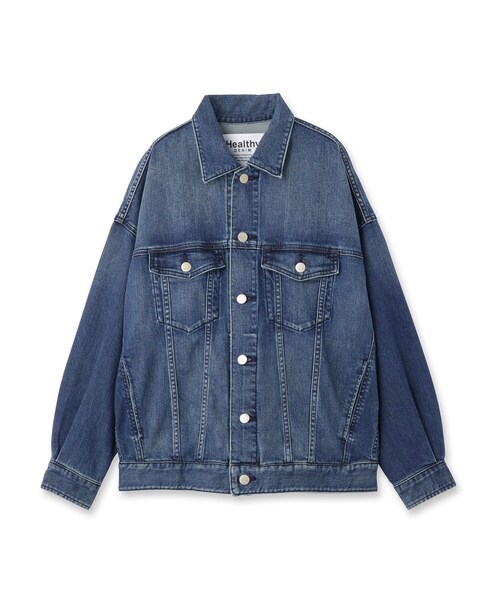 UNTITLED（アンタイトル）の「【Healthy DENIM】別注Bran／デニムジャケット（デニムジャケット・レディース・ブルー系その他/サックスブルー・42/02）」の3枚目の写真