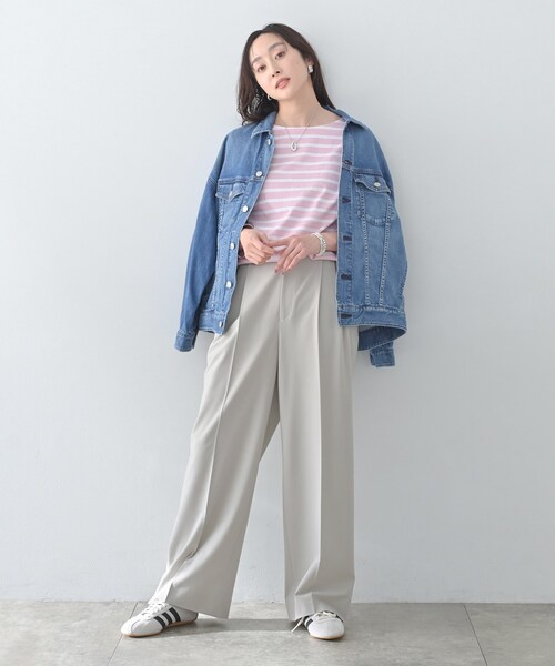 UNTITLED（アンタイトル）の「【Healthy DENIM】別注Bran／デニムジャケット（デニムジャケット・レディース・ブルー系その他/サックスブルー・42/02）」の5枚目の写真