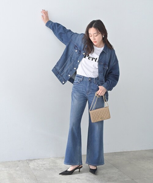 UNTITLED（アンタイトル）の「【Healthy DENIM】別注Bran／デニムジャケット（デニムジャケット・レディース・ブルー系その他/サックスブルー・42/02）」の10枚目の写真