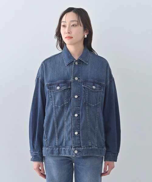 UNTITLED（アンタイトル）の「【Healthy DENIM】別注Bran／デニムジャケット（デニムジャケット・レディース・ブルー系その他/サックスブルー・42/02）」の12枚目の写真