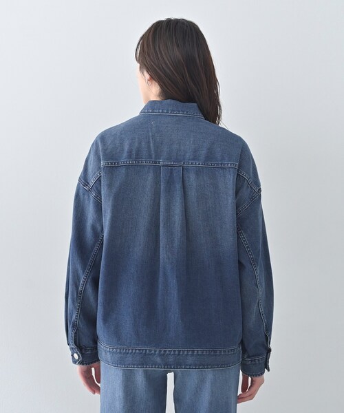 UNTITLED（アンタイトル）の「【Healthy DENIM】別注Bran／デニムジャケット（デニムジャケット・レディース・ブルー系その他/サックスブルー・42/02）」の14枚目の写真