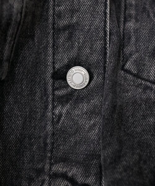 natural couture(ナチュラルクチュール)の「ショートデニムジャケット(デニムジャケット・レディース・ブラック/ブルー/サックスブルー・FREE)」の18枚目の写真