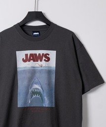 【15】〔JAWS/ジョーズ〕ポスタープリント ユーズドライク半袖Tシャツ
