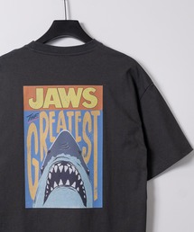 【15】〔JAWS/ジョーズ〕ポスタープリント ユーズドライク半袖Tシャツ