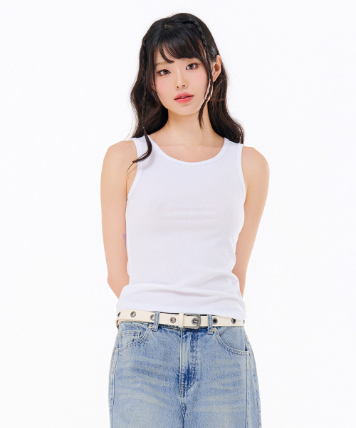 CHASECULT(チェイスカルト)の「レディース スリーブレスTシャツ-FDZG8251A01(Tシャツ/カットソー・レディース・ホワイト・85/90)」の5枚目の写真