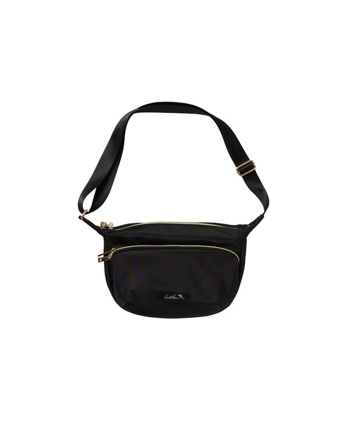 Arnold Palmer（アーノルドパーマー）の「ポリエステル ラウンド ショルダーバッグ（ショルダーバッグ・レディース・チャコールグレー/グレイッシュベージュ/ブラック・F）」の9枚目の写真