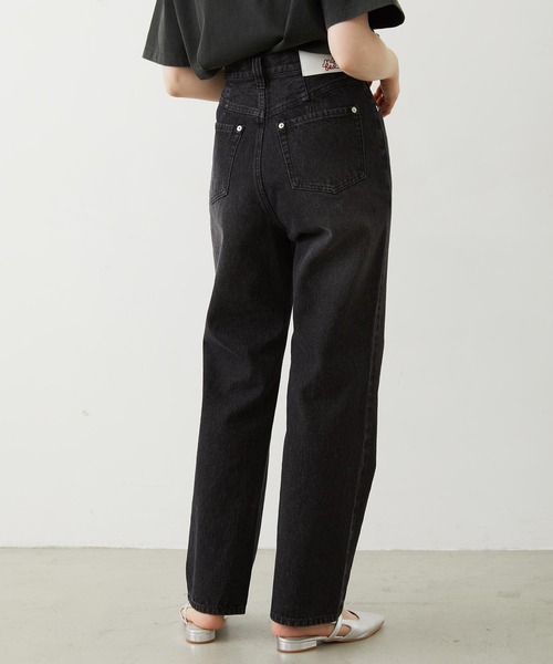MILKFED.(ミルクフェド)の「STRAIGHT DENIM PANTS(デニムパンツ・レディース・インディゴブルー/ブラック/ライトブルー・S/M)」の9枚目の写真