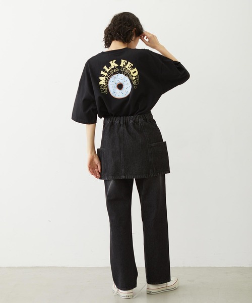 MILKFED.(ミルクフェド)の「STRAIGHT DENIM PANTS(デニムパンツ・レディース・インディゴブルー/ブラック/ライトブルー・S/M)」の22枚目の写真
