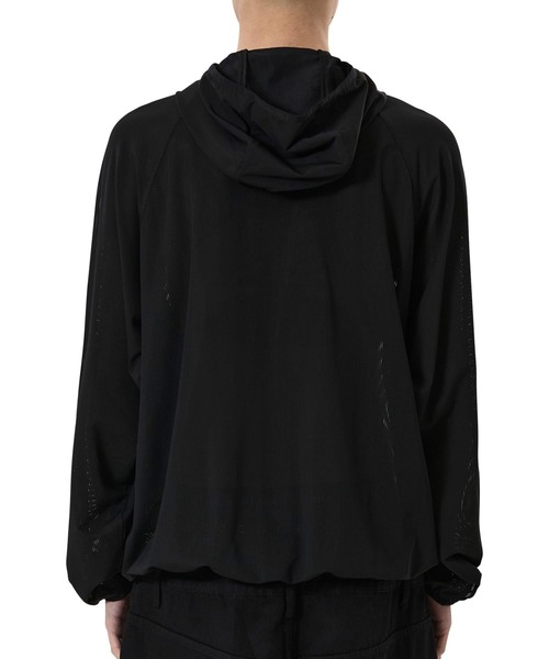 OY(オーワイ)の「『OY/オーワイ』SHADOW MESH WINDBREAKER /シャドーメッシュウィンドブレイカー(ナイロンジャケット・メンズ・ブラック/グレー・L/M)」の5枚目の写真
