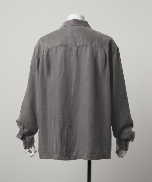 GRANCY(グランシー)の「【GRANCY】Vintage Fade Open-collar Shirt / ヴィンテージフェードオープンカラーシャツ(シャツ/ブラウス・メンズ・ベージュ系1/グレー系1・L/M/S)」の4枚目の写真