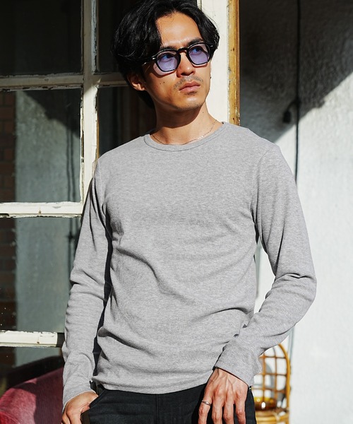 (Never) Acquiesce(ネバーアクイース)の「スパンテレコクルーネックロンT(Tシャツ/カットソー・メンズ・ホワイト/グレー/ブラック・X-LARGE/LARGE/MEDIUM)」の8枚目の写真