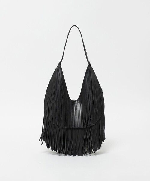 HELOYSE（エロイーズ）の「＜HELOYSE＞フリンジ ショルダーバッグ（ショルダーバッグ・レディース・ホワイト/ブラック・FREE）」の12枚目の写真