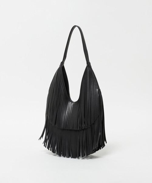 HELOYSE（エロイーズ）の「＜HELOYSE＞フリンジ ショルダーバッグ（ショルダーバッグ・レディース・ホワイト/ブラック・FREE）」の15枚目の写真