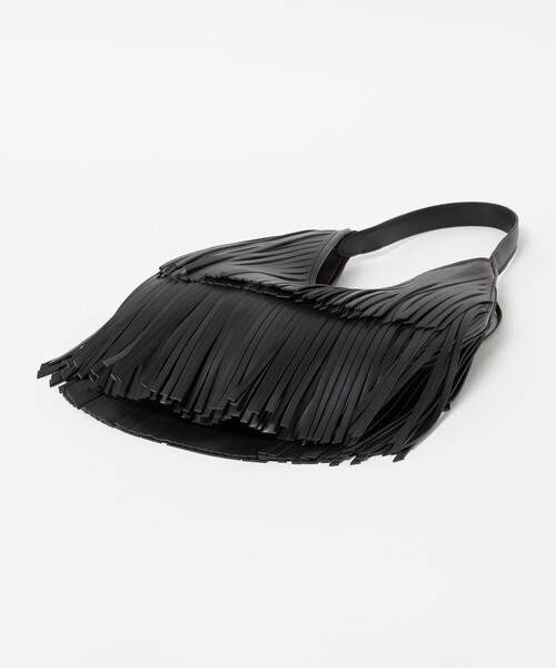 HELOYSE（エロイーズ）の「＜HELOYSE＞フリンジ ショルダーバッグ（ショルダーバッグ・レディース・ホワイト/ブラック・FREE）」の17枚目の写真