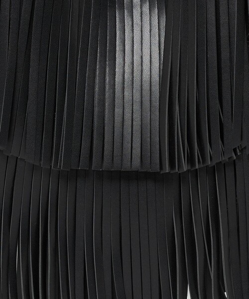 HELOYSE（エロイーズ）の「＜HELOYSE＞フリンジ ショルダーバッグ（ショルダーバッグ・レディース・ホワイト/ブラック・FREE）」の21枚目の写真