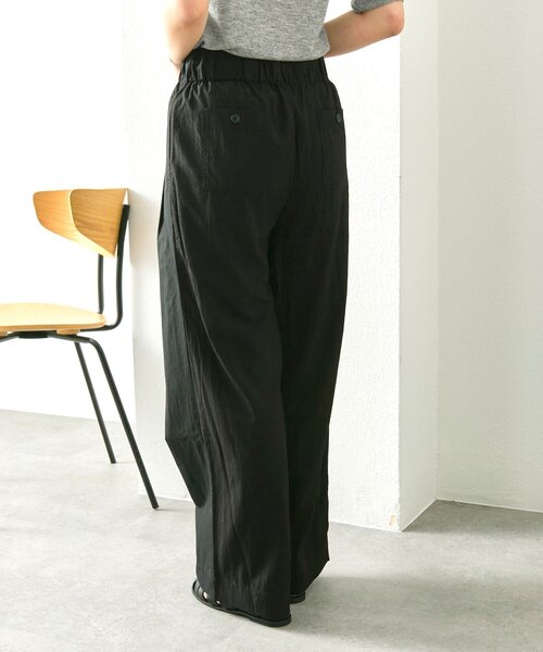 ear PAPILLONNER（イアパピヨネ）の「前後異素材パンツ【SUM1 STYLE】（その他パンツ・レディース・ブラック/ライトベージュ・FREE）」の7枚目の写真