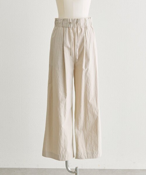 ear PAPILLONNER（イアパピヨネ）の「前後異素材パンツ【SUM1 STYLE】（その他パンツ・レディース・ブラック/ライトベージュ・FREE）」の16枚目の写真