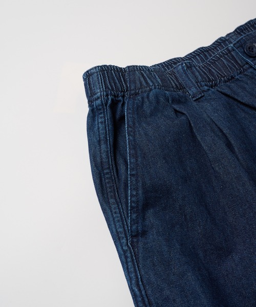 Eddie Bauer(エディーバウアー)の「プルオン ショートパンツ(デニムパンツ・メンズ・インディゴブルー/ホワイト/ライトブルー・XXL/XL/L/M)」の13枚目の写真