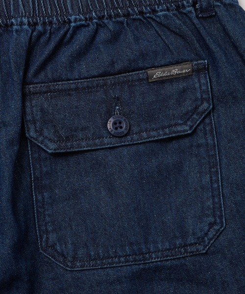 Eddie Bauer(エディーバウアー)の「プルオン ショートパンツ(デニムパンツ・メンズ・インディゴブルー/ホワイト/ライトブルー・XXL/XL/L/M)」の16枚目の写真
