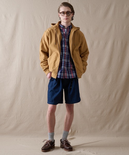 Eddie Bauer(エディーバウアー)の「プルオン ショートパンツ(デニムパンツ・メンズ・インディゴブルー/ホワイト/ライトブルー・XXL/XL/L/M)」の19枚目の写真