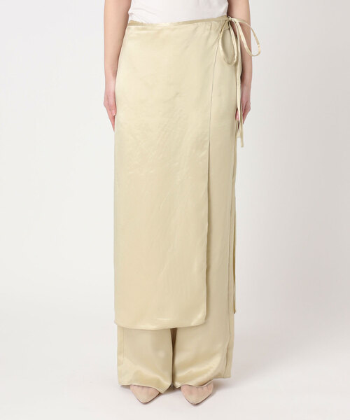 plage（プラージュ）の「R’IAM レイヤードパンツ（その他パンツ・レディース・ベージュ/ブラック・38/36/34）」の2枚目の写真