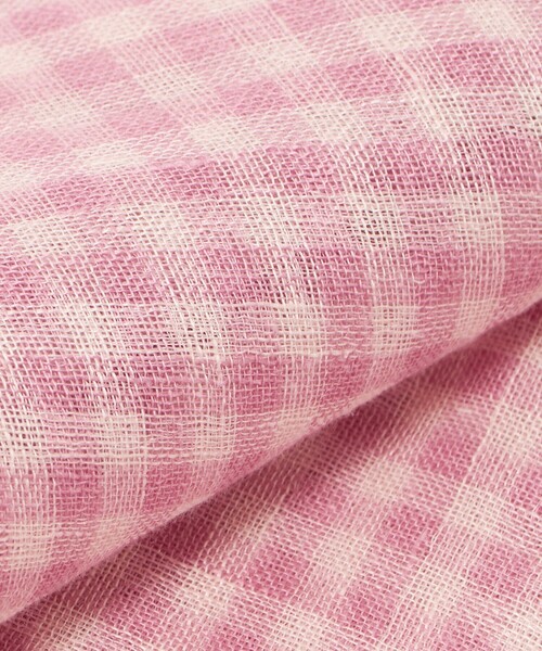 THROW（スロー）の「＜THROW＞ VAL PlaidPattern（ストール/ショール・レディース・ライトピンク・FREE）」の3枚目の写真