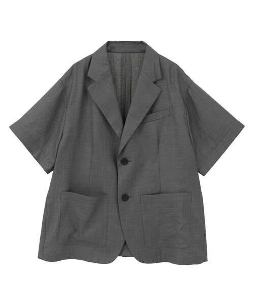 CONVERSE TOKYO(コンバーストウキョウ)の「【HL】LINEN LIKE 2WAY TAILORED JACKET(テーラードジャケット・レディース・グレー/ブラウン・FREE)」の14枚目の写真