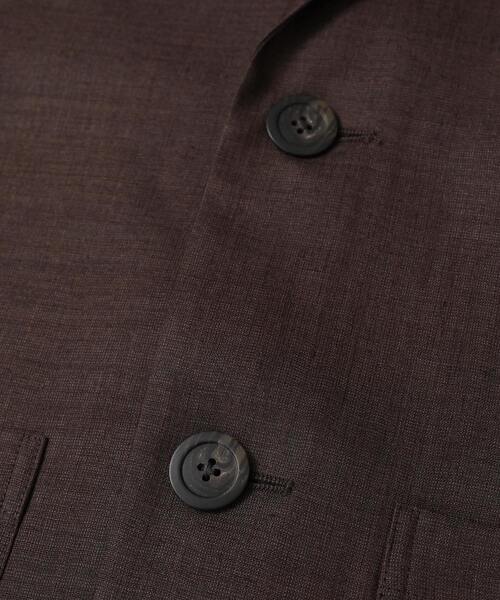 CONVERSE TOKYO(コンバーストウキョウ)の「【HL】LINEN LIKE 2WAY TAILORED JACKET(テーラードジャケット・レディース・グレー/ブラウン・FREE)」の9枚目の写真