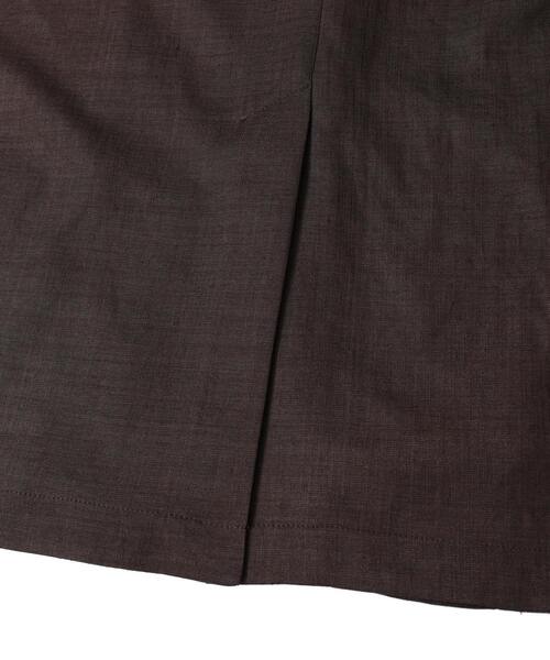 CONVERSE TOKYO(コンバーストウキョウ)の「【HL】LINEN LIKE 2WAY TAILORED JACKET(テーラードジャケット・レディース・グレー/ブラウン・FREE)」の4枚目の写真