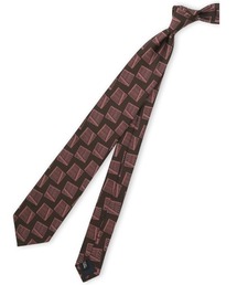 SUITIST（スーティスト）の「【日本製 シルク】スーティスト スクエアモチーフ柄 ビジネス ネクタイ 8.0cm幅（ネクタイ）」