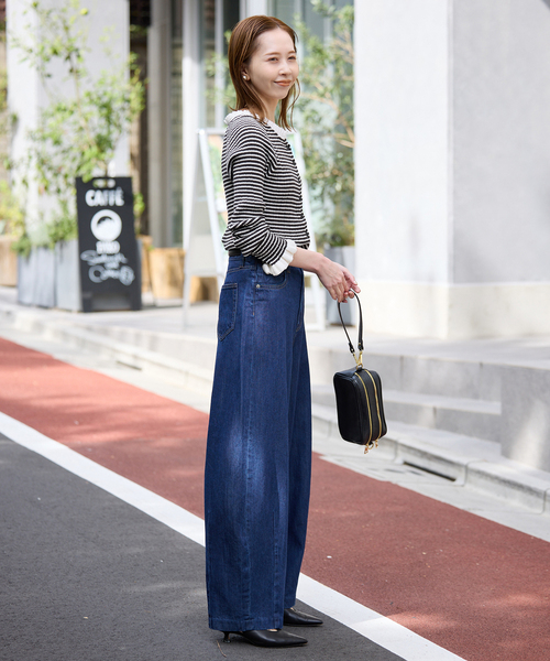 SLOBE IENA（スローブイエナ）の「《追加3》tyn.TGOR/トゴール フリルカーディガン J0102（カーディガン/ボレロ・レディース・ブラック/ライトグレー・FREE）」の20枚目の写真