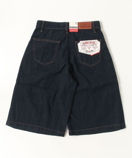 GUESS JEANS(ゲスジーンズ)の「GUESS JEANS Pleated Bermuda デニムパンツ ハーフパンツ (デニムパンツ・レディース・ダークインディゴブルー・25inch/24inch/26inch)」の5枚目の写真