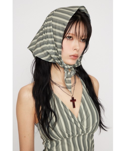 LAGUA GEM(ラグアジェム)の「STRIPE SET タンキニ(水着・レディース・ブラック/グレー・FREE)」の15枚目の写真