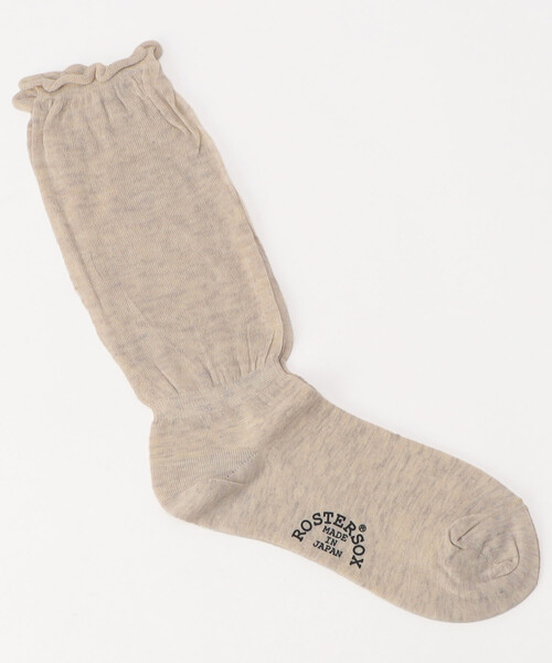 FREAK'S STORE(フリークスストア)の「ROSTER SOX/ロスターソックス MERA/メラ(ソックス/靴下・レディース・ブラック/ライトグレー・ONE SIZE)」の2枚目の写真