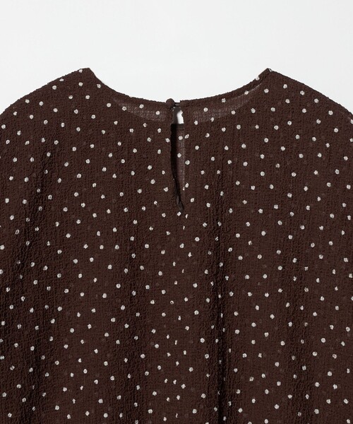 BEAUTY&YOUTH UNITED ARROWS（ビューティーアンドユースユナイテッドアローズ）の「ポリエステル ドット シアー ブラウス ウォッシャブル（シャツ/ブラウス・レディース・ダークブラウン/ブラック/オフホワイト・FREE）」の14枚目の写真
