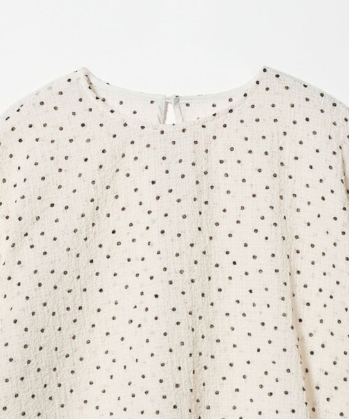 BEAUTY&YOUTH UNITED ARROWS（ビューティーアンドユースユナイテッドアローズ）の「ポリエステル ドット シアー ブラウス ウォッシャブル（シャツ/ブラウス・レディース・ダークブラウン/ブラック/オフホワイト・FREE）」の18枚目の写真