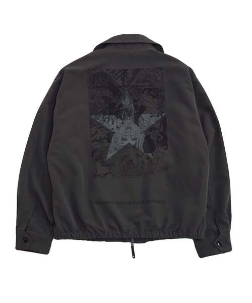 CONVERSE TOKYO（コンバーストウキョウ）の「【CLAMP】『X-エックス-』GRAPHIC COACH JACKET（ブルゾン・レディース・チャコールグレー・FREE）」の3枚目の写真