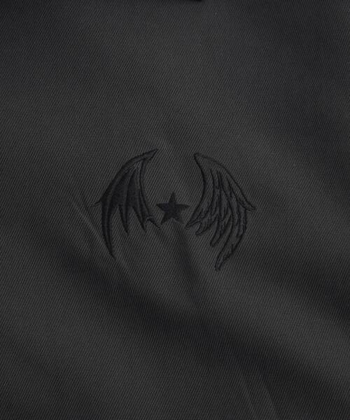 CONVERSE TOKYO（コンバーストウキョウ）の「【CLAMP】『X-エックス-』GRAPHIC COACH JACKET（ブルゾン・レディース・チャコールグレー・FREE）」の6枚目の写真